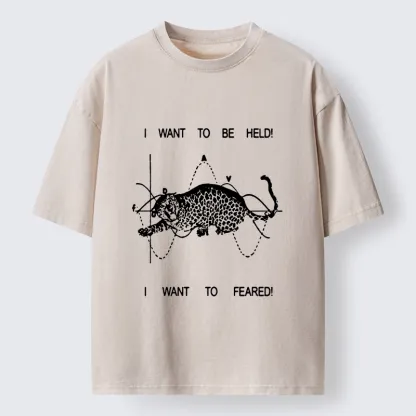 Tokyo-Tiger Relatable Cat Contradiction Meme Washed T-Shirt