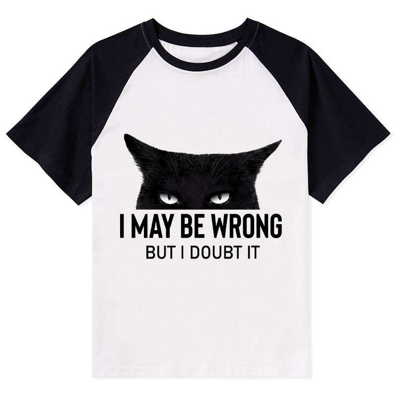 Tokyo-Tiger Confident Cat Attitude Meme Raglan T-shirt