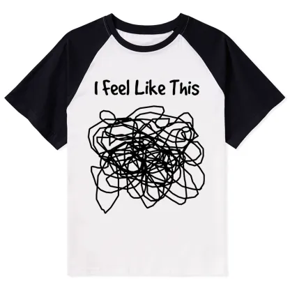 Tokyo-Tiger This Is How My Brain Feels Raglan T-shirt