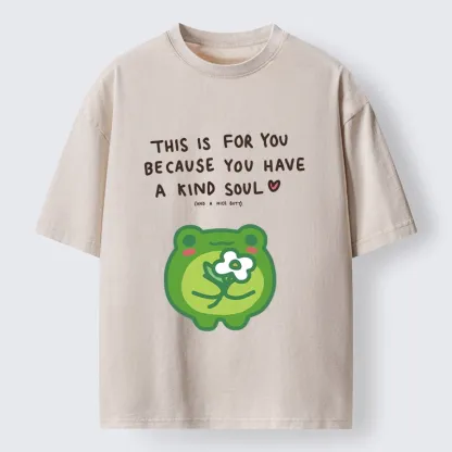 Tokyo-Tiger Cute Frog Has A Nice Gift Washed T-Shirt