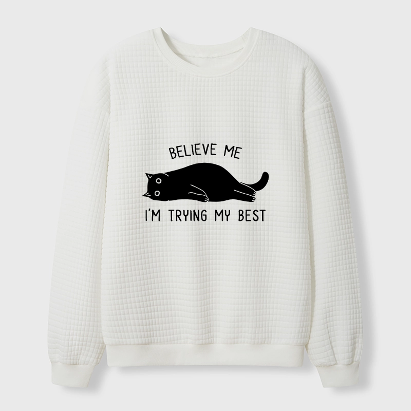 Tokyo-Tiger When Life Is Hard Nap First Waffle Sweatshirt