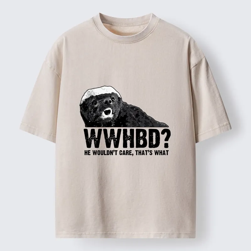 Tokyo-Tiger What Would Honey Badger Do Washed T-Shirt Sale