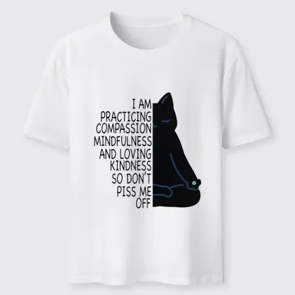 Tokyo-Tiger Calm Black Cat With Anger Issues Classic T-Shirt