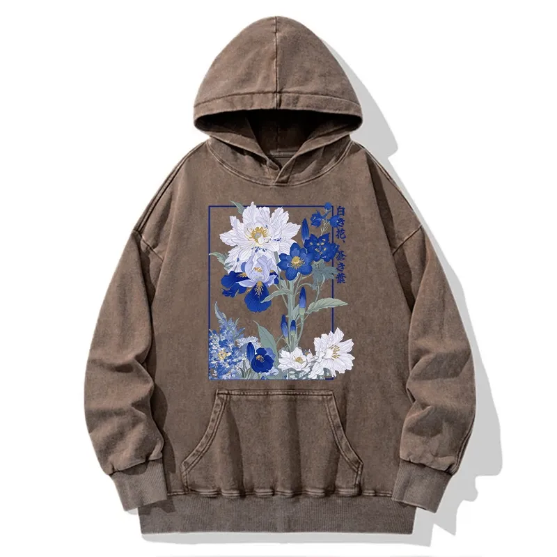 Tokyo-Tiger Blossoms Of The Firmament Washed Hoodie
