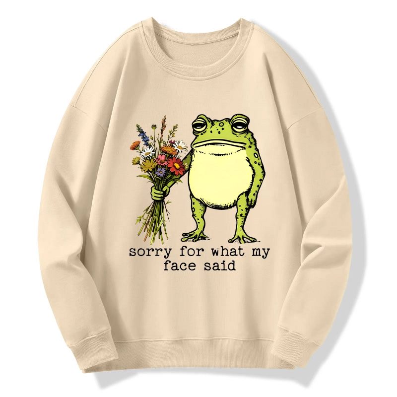 Tokyo-Tiger Frog Sorry Mode Activated Classic Sweatshirt