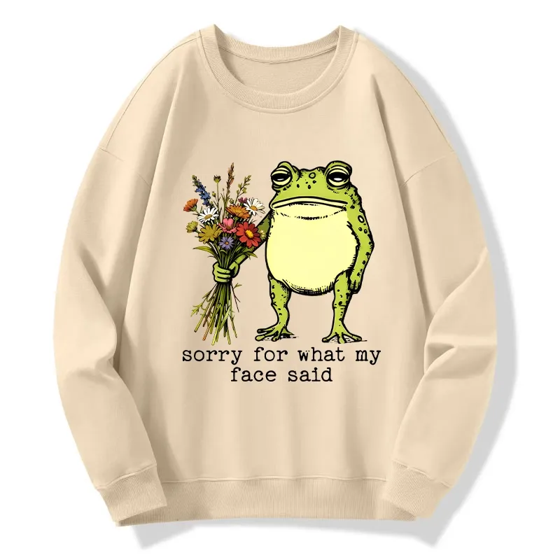 Tokyo-Tiger Frog Sorry Mode Activated Classic Sweatshirt