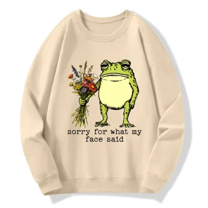 Tokyo-Tiger Frog Sorry Mode Activated Classic Sweatshirt