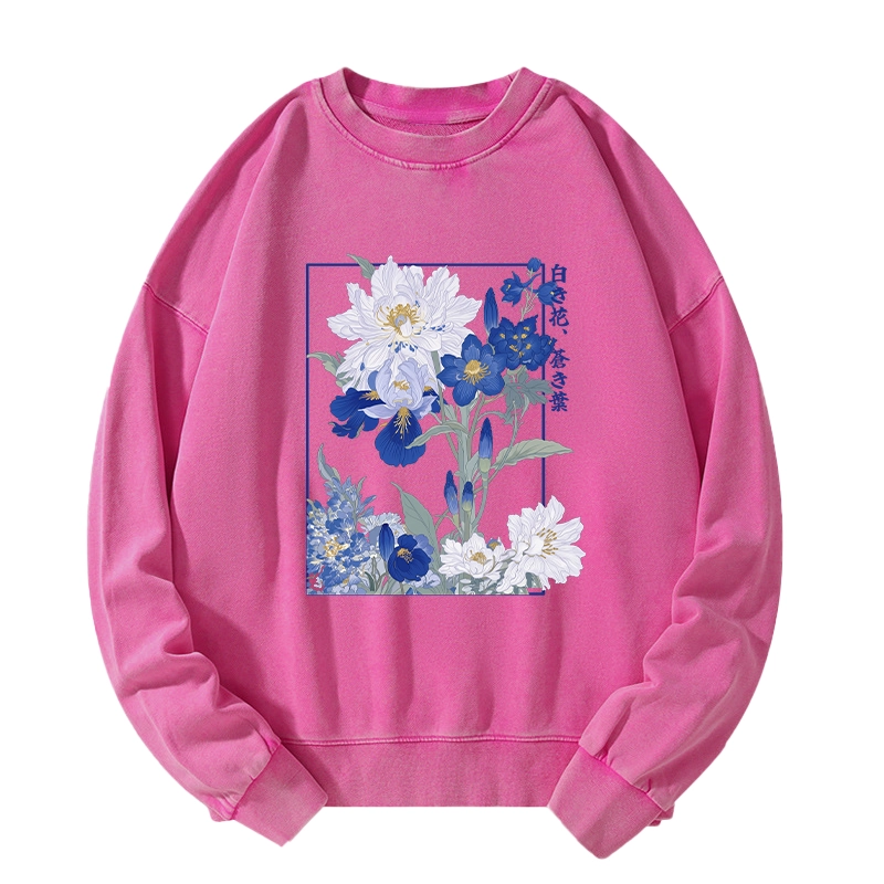 Tokyo-Tiger Blossoms Of The Firmament Washed Sweatshirt