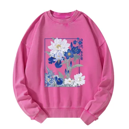 Tokyo-Tiger Blossoms Of The Firmament Washed Sweatshirt