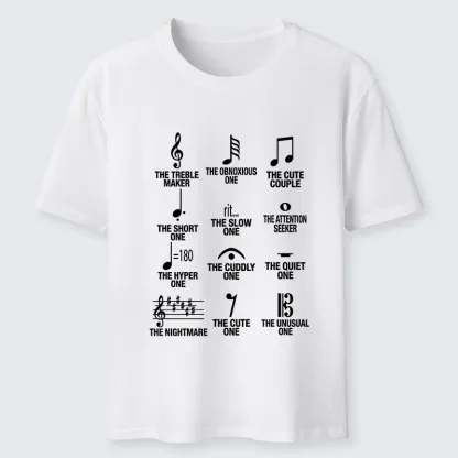 Tokyo-Tiger Musician With Note Types Classic T-Shirt