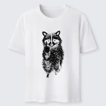 Tokyo-Tiger Raccoon Giving The Middle Finger Classic T-Shirt