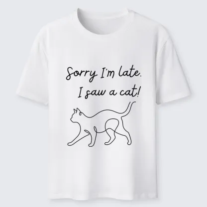 Tokyo-Tiger Funny Cat Lover Meme Line Art Classic T-Shirt