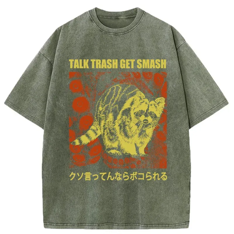 Tokyo-Tiger Poor Raccoon Washed T-Shirt