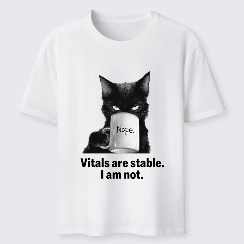 Tokyo-Tiger Grumpy Black Cat Coffee Meme Classic T-Shirt