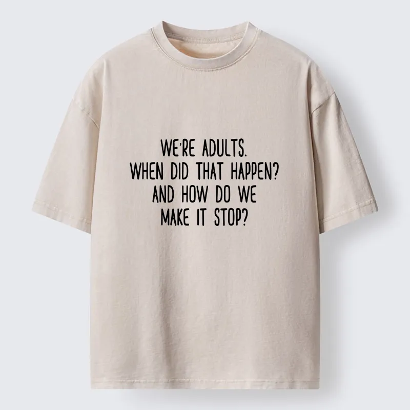 Tokyo-Tiger Adult Life Is A Confusing Mess Washed T-Shirt