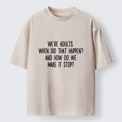 Tokyo-Tiger Adult Life Is A Confusing Mess Washed T-Shirt
