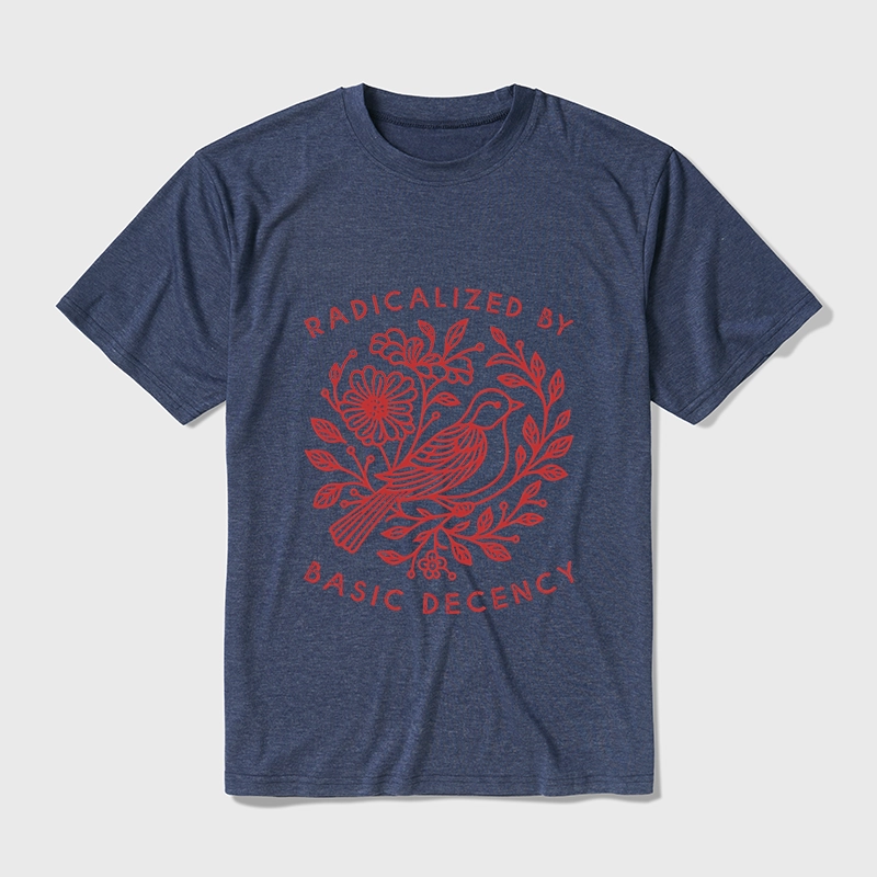Tokyo-Tiger Pigeon That Was Moved Cotton Blend T-Shirt