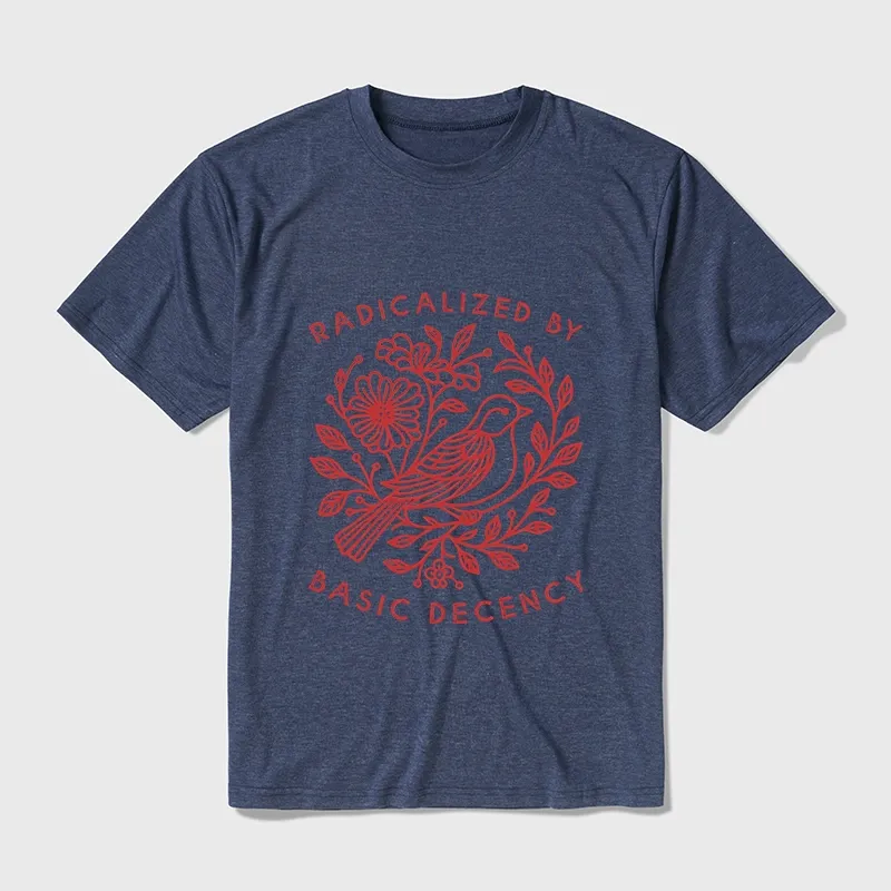 Tokyo-Tiger Pigeon That Was Moved Cotton Blend T-Shirt