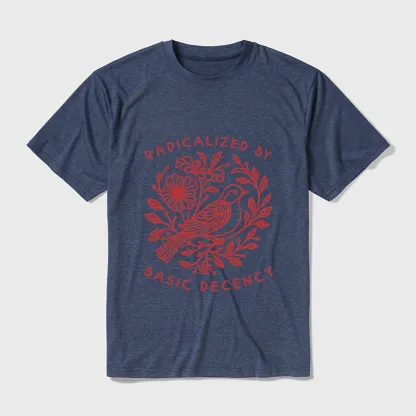 Tokyo-Tiger Pigeon That Was Moved Cotton Blend T-Shirt