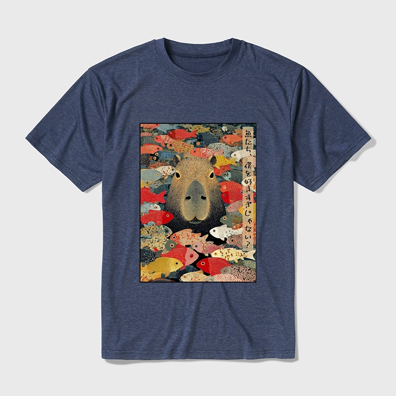Tokyo-Tiger Am I Too Lovable? Cotton Blend T-Shirt