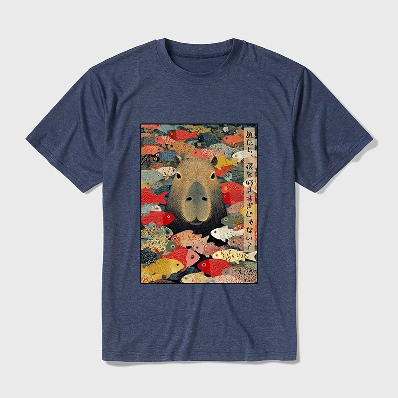 Tokyo-Tiger Am I Too Lovable? Cotton Blend T-Shirt