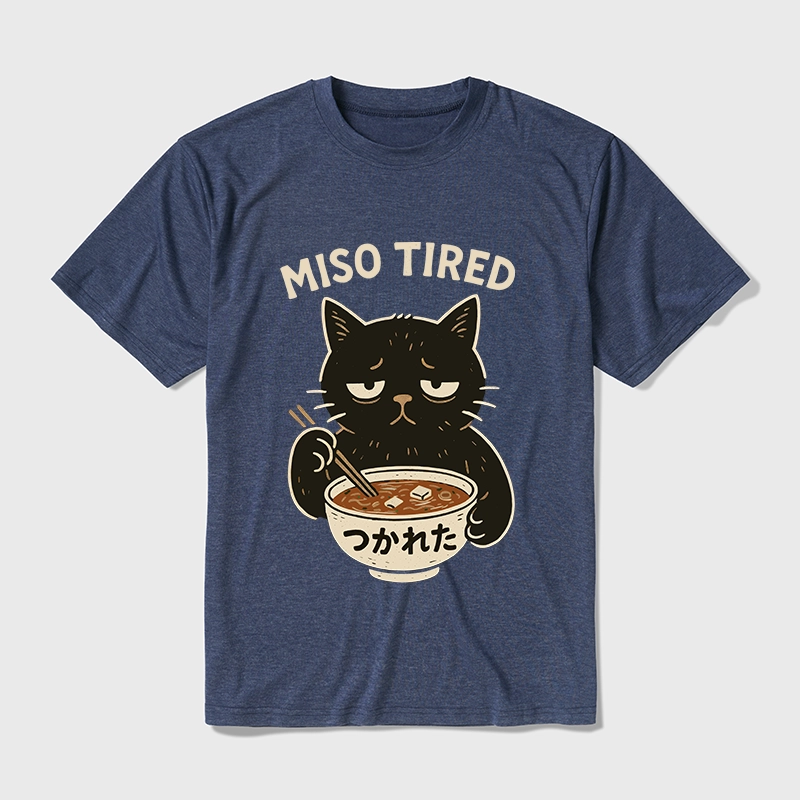 Tokyo-Tiger I’m So Tired Cotton Blend T-Shirt