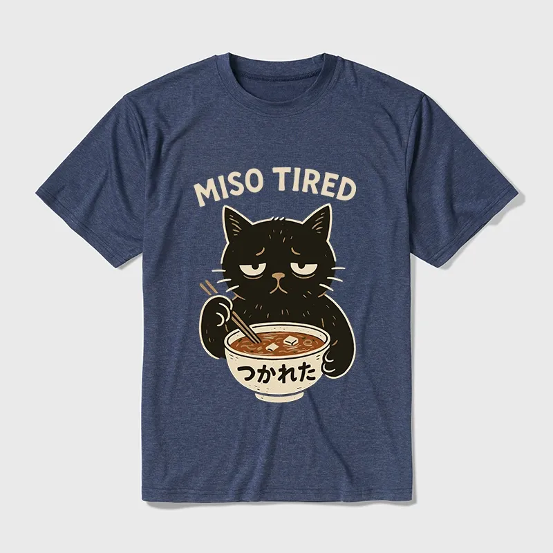 Tokyo-Tiger I’m So Tired Cotton Blend T-Shirt