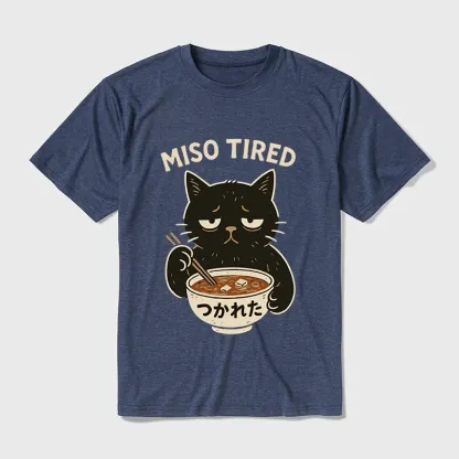 Tokyo-Tiger I’m So Tired Cotton Blend T-Shirt