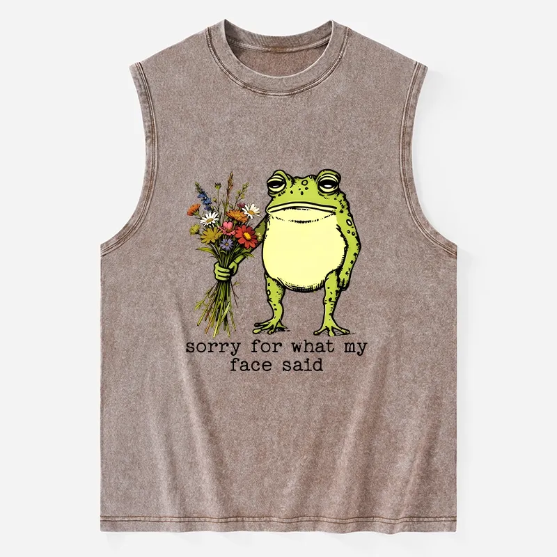 Tokyo-Tiger Frog Sorry Mode Activated Washed Tank