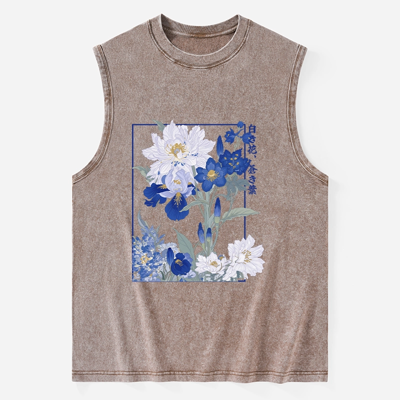 Tokyo-Tiger Blossoms Of The Firmament Washed Tank