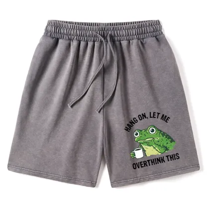 Tokyo-Tiger Overthinking Frog With Coffee Washed Shorts