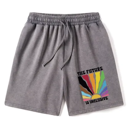Tokyo-Tiger Pride Future Is Inclusive Washed Shorts