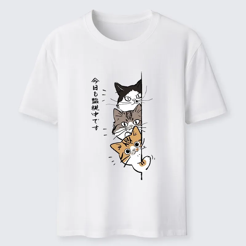 Tokyo-Tiger Funny Cat Surveillance Squad Classic T-Shirt Sale
