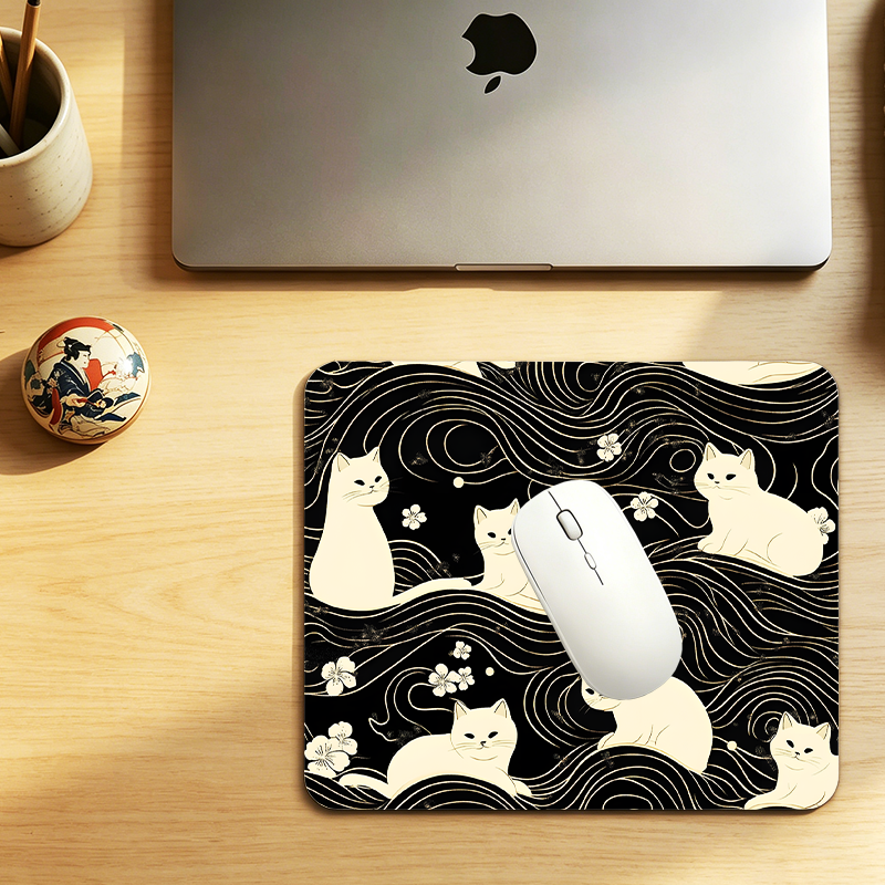 Tokyo-Tiger Mysterious Cat Aloha Mouse Pad