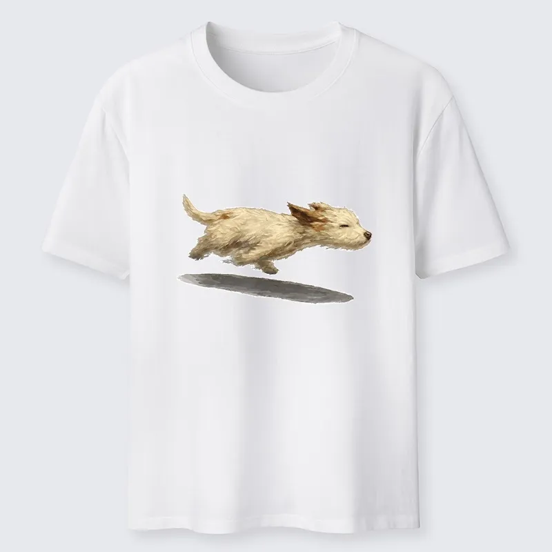 Tokyo-Tiger Happy Puppy Running Free Classic T-Shirt