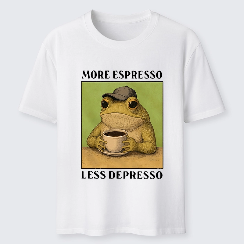 Tokyo-Tiger Frog Drinking Coffee Funny Classic T-Shirt