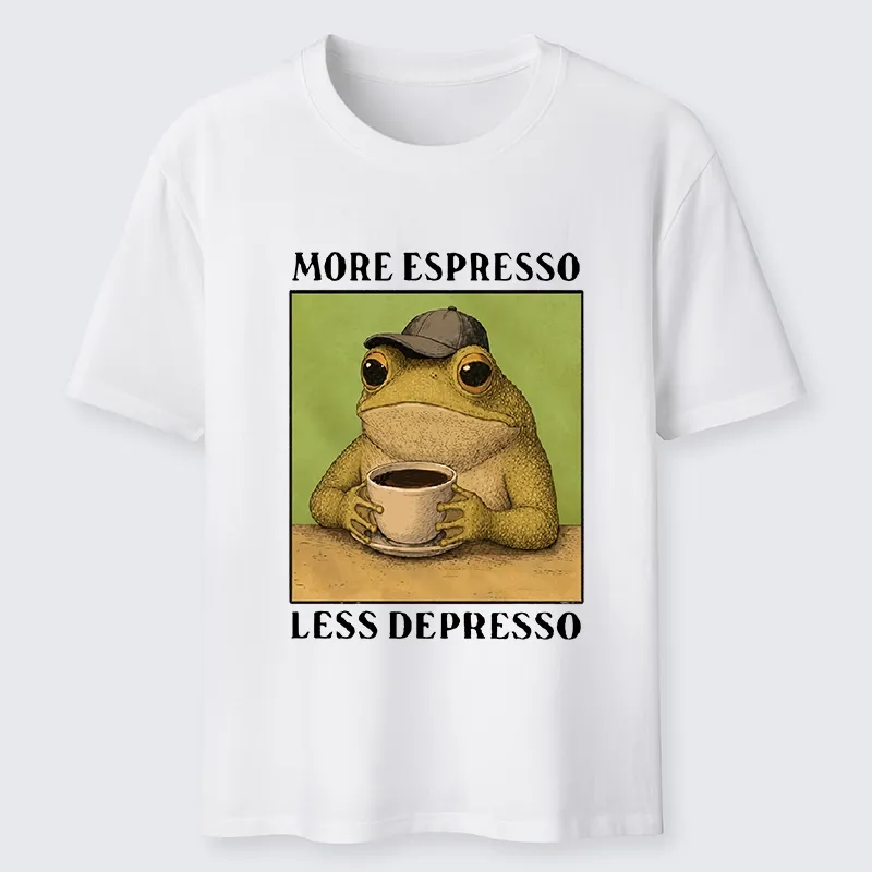 Tokyo-Tiger Frog Drinking Coffee Funny Classic T-Shirt