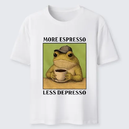 Tokyo-Tiger Frog Drinking Coffee Funny Classic T-Shirt