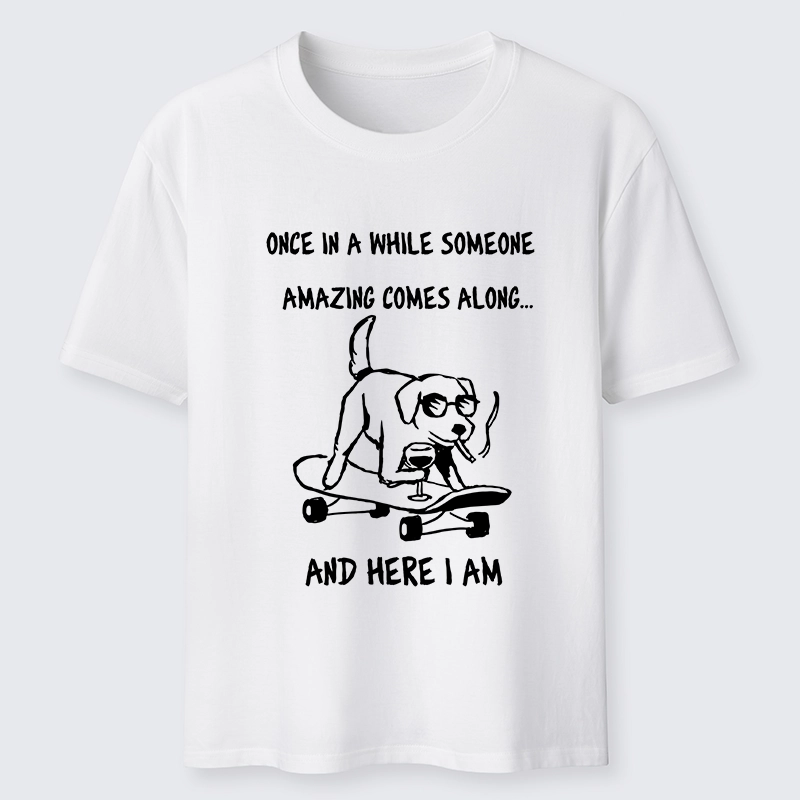 Tokyo-Tiger Cool Dog On Skateboard Funny Meme Classic T-Shirt