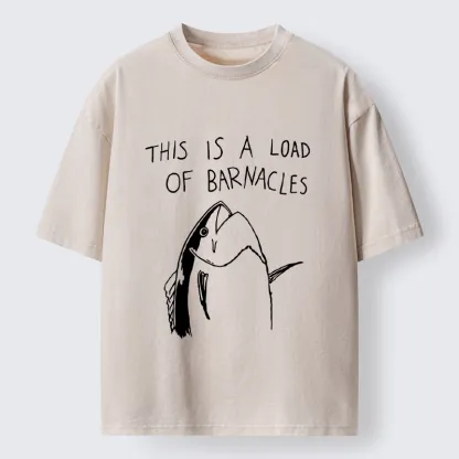 Tokyo-Tiger Sketchy Fish With A Lot To Say Washed T-Shirt