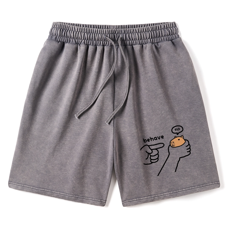 Tokyo-Tiger Dishonest Capybara Washed Shorts