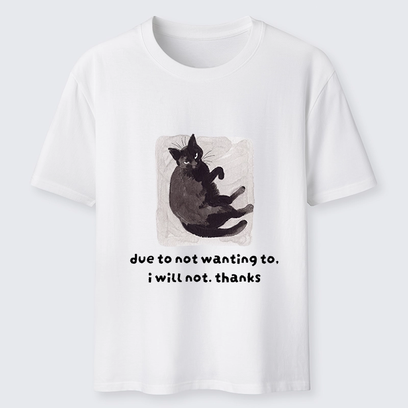 Tokyo-Tiger Cat Says No Thanks Funny Vibe Classic T-Shirt