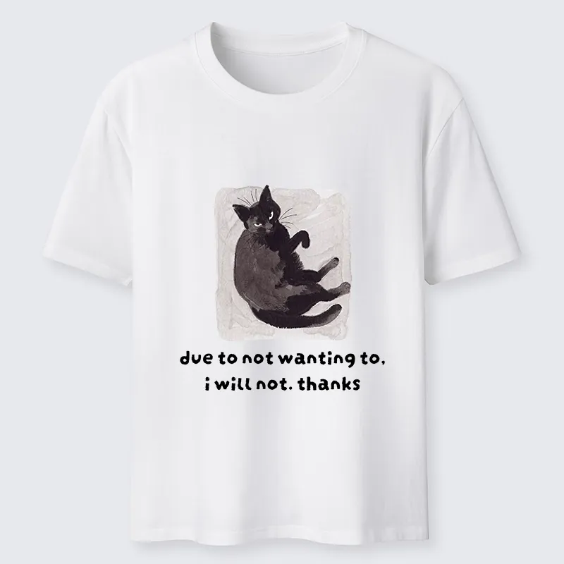 Tokyo-Tiger Cat Says No Thanks Funny Vibe Classic T-Shirt