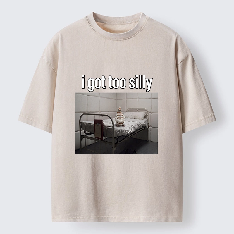 Tokyo-Tiger Duck In A Padded Room Meme Washed T-Shirt