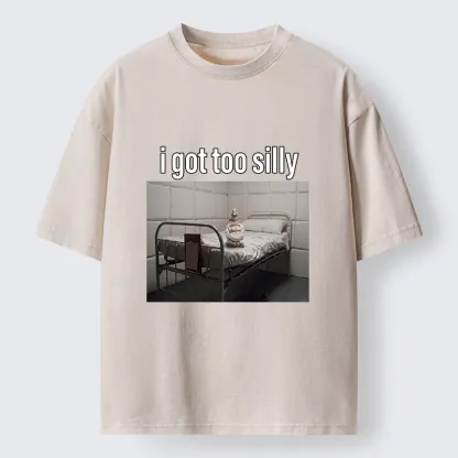 Tokyo-Tiger Duck In A Padded Room Meme Washed T-Shirt