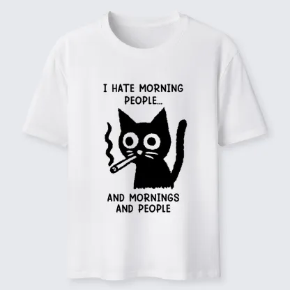 Tokyo-Tiger Morning Black Cat Classic T-Shirt