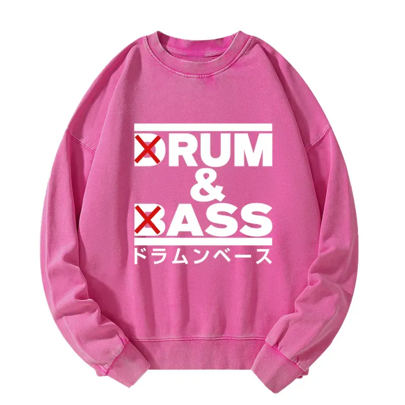 Tokyo-Tiger Drum And Bass Funny Washed Sweatshirt