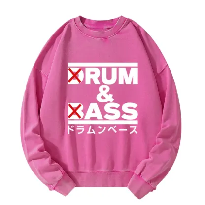 Tokyo-Tiger Drum And Bass Funny Washed Sweatshirt