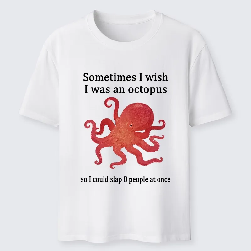 Tokyo-Tiger Octopus Dreaming Of Slapping Eight People Classic T-Shirt