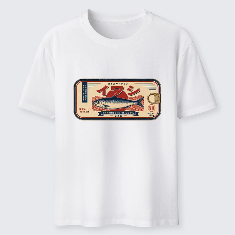 Tokyo-Tiger Vintage Japanese Sardine Can Art Classic T-Shirt